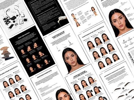 Modèle de Manuel de Formation Eyebrow Wax & Tint | Livret de Formation & Pack Canva – product preview 7