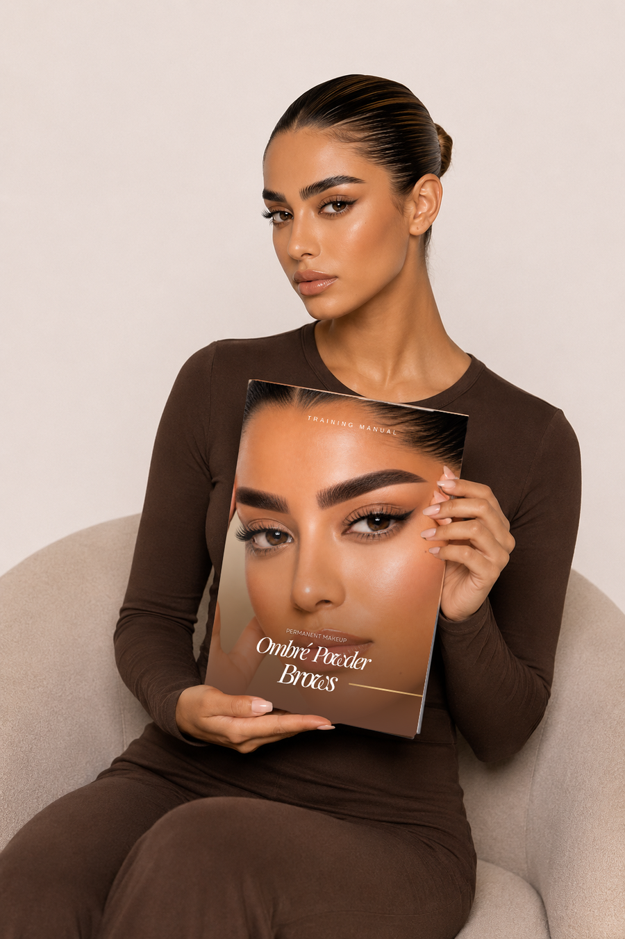 Ombré Powder Brows Training Manual Template | Editable PMU Training Kit Canva