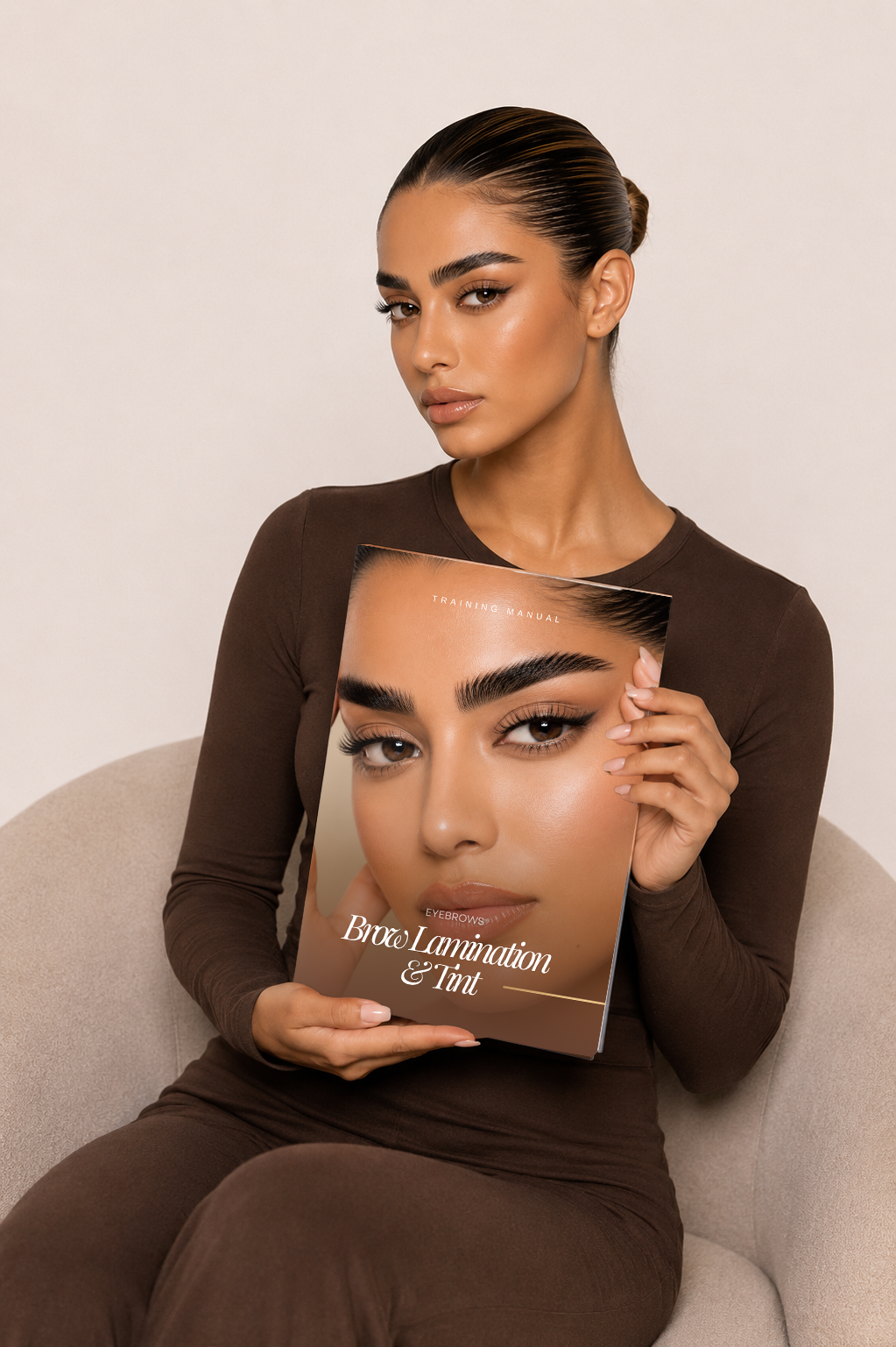 Brow Lamination & Tint Training Manual Template | Editable Canva Training Kit