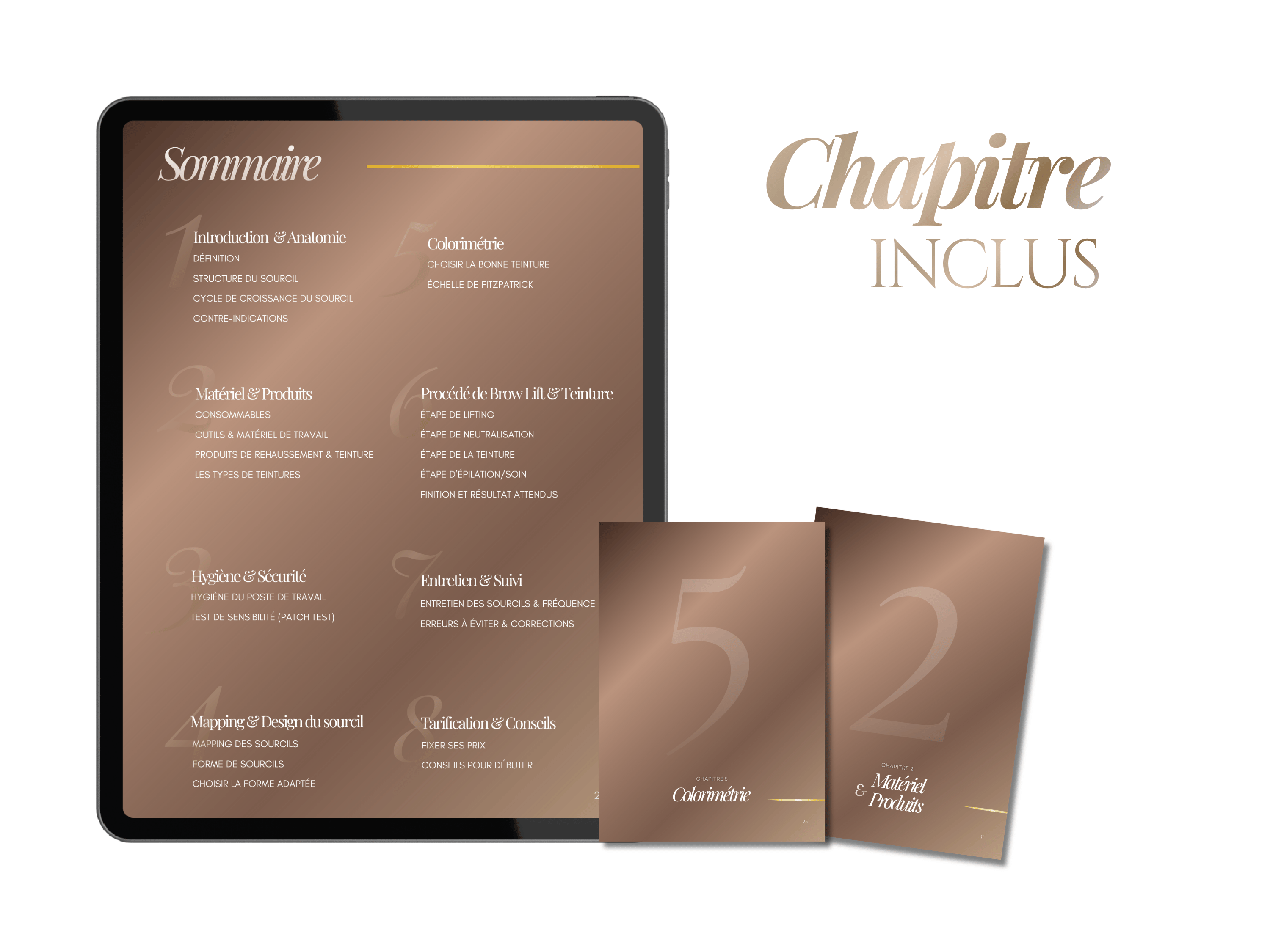 Modèle de Manuel de Formation Brow Lamination & Teinture | Livret & Kit de Formation Brow Lift Sourcils Canva