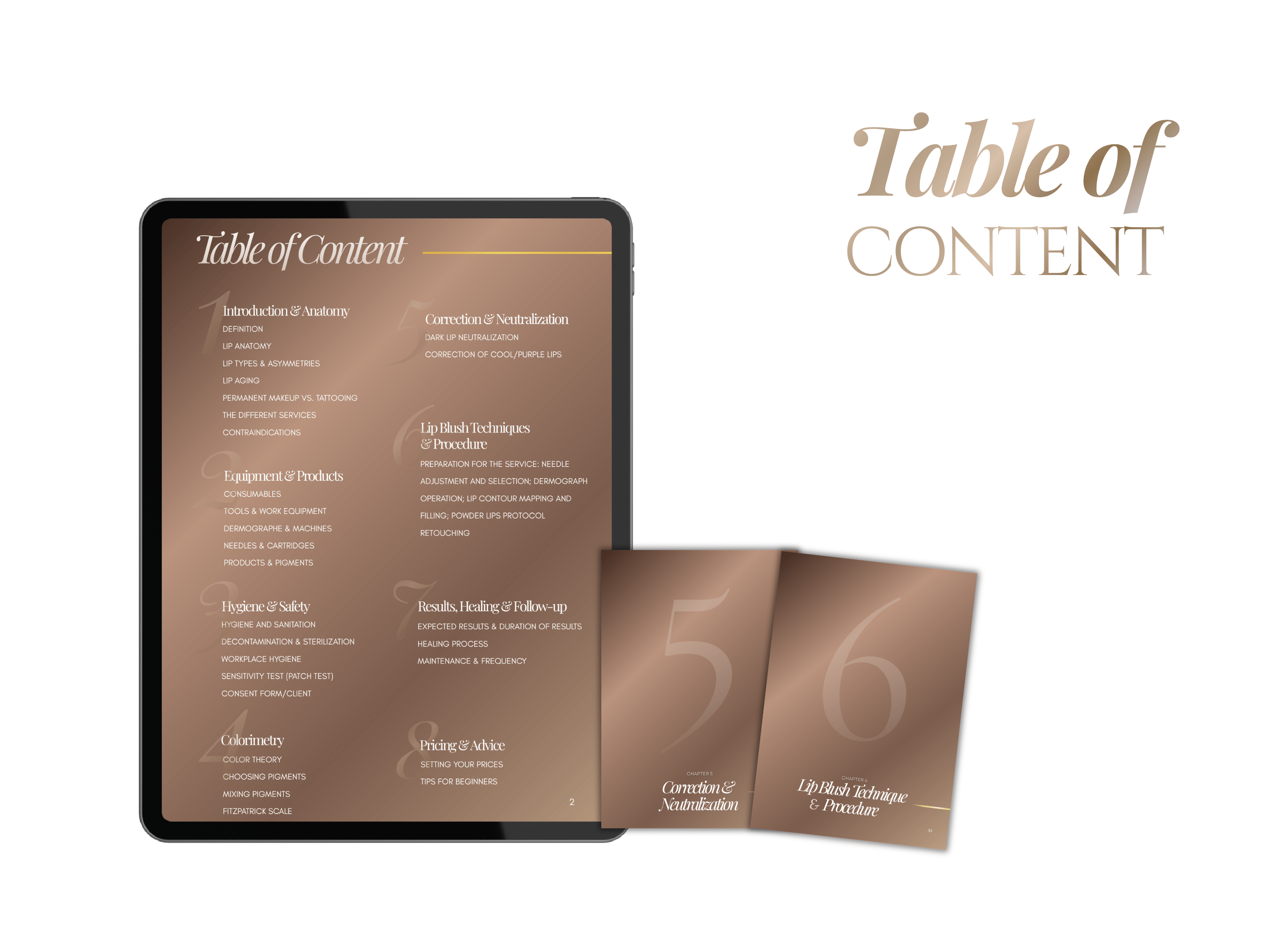 Lip Blush Training Manual Template | Editable PMU Lip Blush Training Kit Canva