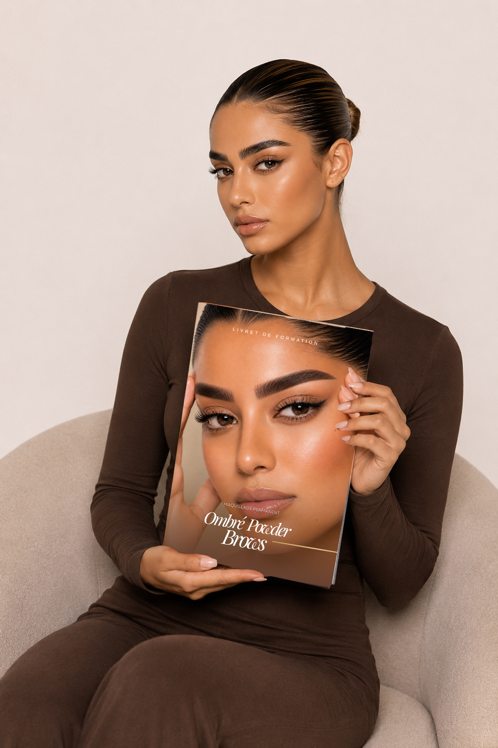 Modèle de Manuel de Formation Ombré Powder Brows | Livret PMU & Kit de Formation Canva