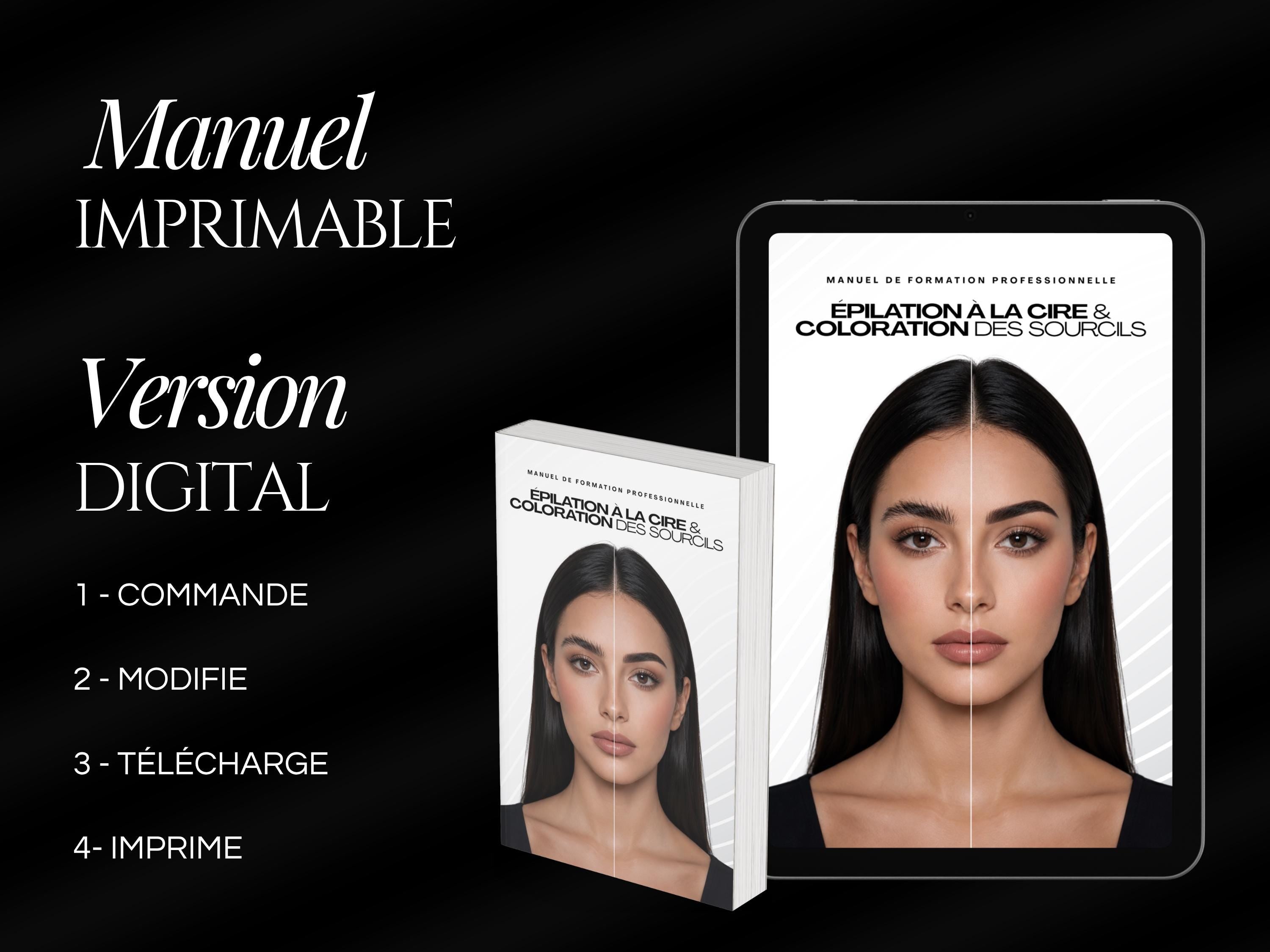 Modèle de Manuel de Formation Eyebrow Wax & Tint | Livret de Formation & Pack Canva – product preview 6