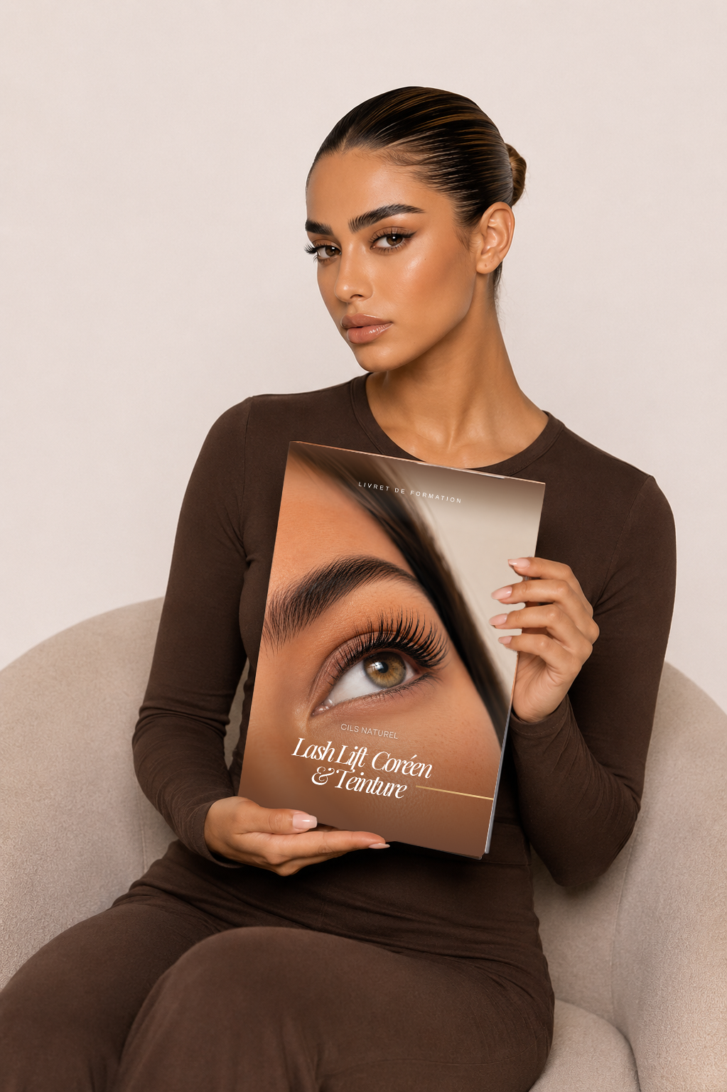 Modèle de Manuel de Formation Korean Lash Lift & Teinture | Livret & Kit de Formation Lash Lift Coréen Cils Canva
